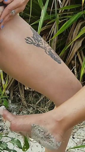 Outdoor Lesbian Girlfriends on the Beach