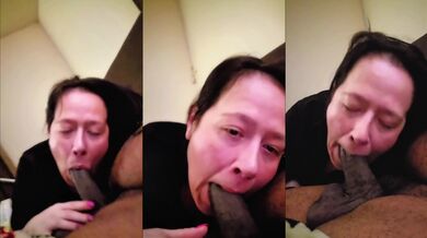 Nasty Slut Luvs Having Cock Stuffed Down Her Throat - swallow every bit