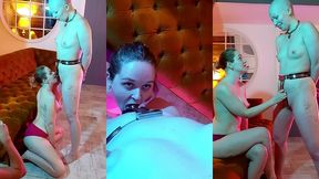 faeriewillow delights in teasing me while i am locked securely in my steel chastity belt and scarlotrose enjoys the show whil...