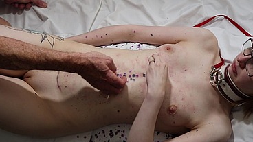 DSC12-5) Petite Spinner Reagan Reid First Hot Wax Play Followed by Old Man Fucking Her Who Leaves a Creampie