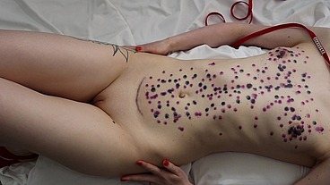 DSC12-5) Petite Spinner Reagan Reid First Hot Wax Play Followed by Old Man Fucking Her Who Leaves a Creampie