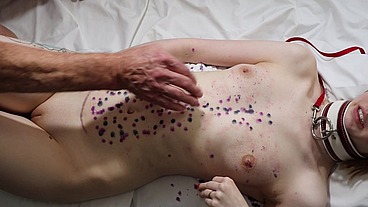 DSC12-5) Petite Spinner Reagan Reid First Hot Wax Play Followed by Old Man Fucking Her Who Leaves a Creampie
