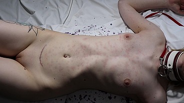 DSC12-5) Petite Spinner Reagan Reid First Hot Wax Play Followed by Old Man Fucking Her Who Leaves a Creampie