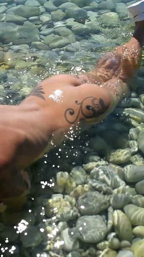 My Sexy Beauty Is Sunbathing on a Nudist Beach