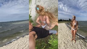 loira casada paulista dando pro amante carioca na praia ( completo )