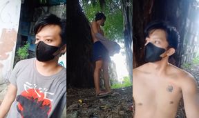 Kraken - Asia Wanking Teen Boy Outdoor Fun