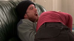 Beautiful babe Stella Coxx &amp; Luke Hotrod fuck hard on the couch