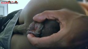 enlarged butthole on skinny black fag boy - starring dj buttpussy