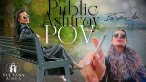 POV PUBLIC ASHTRAY WITH GODDESS AISHA