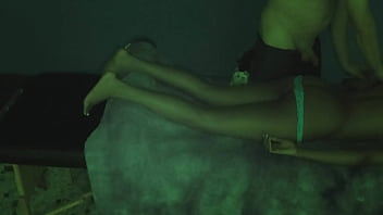 Girl Turned on by Massage, Gets Fingered, Strokes and Fucks (Short Version, No Cumshot)