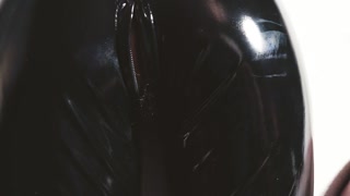 Redheaded milf in latex fucked in prone bone - 4k pov video