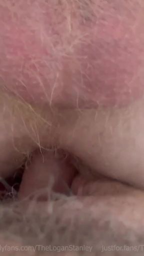 Fair skinned hairy ginger fucked and filled by silver daddy   Clip 1