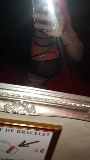 aMpHiBiSauna thong Black👗NyLon Mini-skirt, [16Mai23] VaneSsaBiTCHx PariSChienneTrvprod⁷⁵