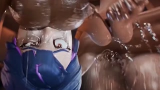 The Tik Tok slut from Ovewatch was so sassy until a dick in her throat turned her into a squirting bitch.[eng sub]