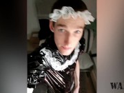 😛 Exhib Sissy Edge at Window