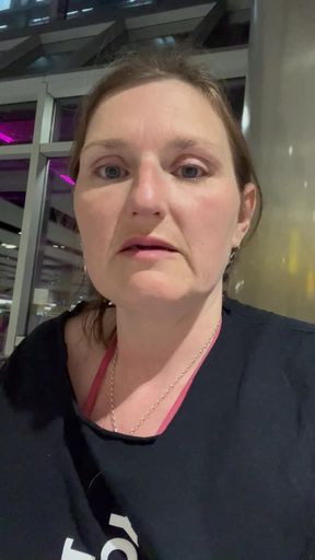 Bare Boobies at the Airport