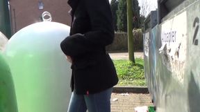 Watch Her Unleash a Wild Side in Public - A Bold Outdoor Adventure!