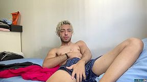 Stroking Thick Uncut Twink Cock - Henry Lynes