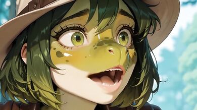 Furry girl’s tight ass stuffed with croc guts in swampy fever