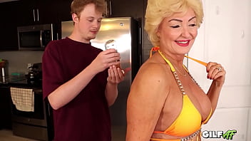 Oiling Up Granny&rsquo_s Desires