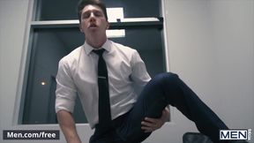 Folks com - Office Man Gets Butt Penetrated by Chief - Paul Canon, Kit Cohen