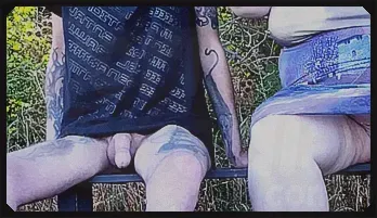 Park Bench Blowjob with Step-Mom | Hot Outdoor Action