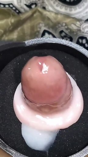 Memorable moment from "Machine for a huge portion of sperm! Super orgasm! Huge cumshot!"