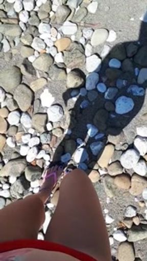 public beach desperation, fem POV