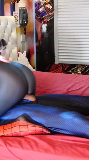 Natacha Guapa is spidergirl creampie 2