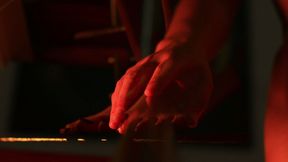 Enjoy me touching my whole body.