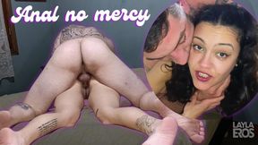 Layla gets crushed while getting a very hard anal