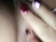 AuquaaGoddess Shaved Pussy Clit Play
