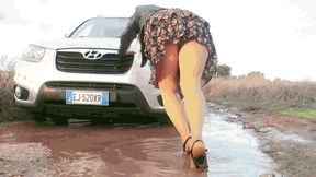 Mud and Puddles on the Road MP4 (1920x1080) FHD