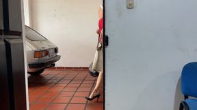 Barbara comes home with tired feet