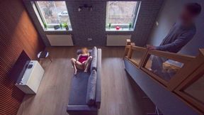 I Openly Masturbate While My Stepbro Got Home And Watched Me Till I Cum