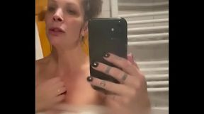 Skiing Babe in Red Gets Creampie
