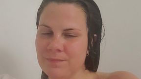 Harlow's sudsy shower time part 3