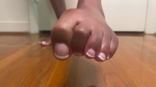 French Pedicure Feet JOI