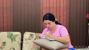 Indian babe serves cock after teasing with a sexy ass