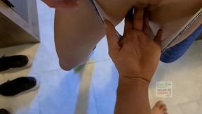 flaquita con su ropa interior combinada quiere verga