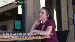 Girl Next Door Found Daddy Cock for Extra Clothes Money.