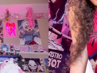 KhloeSweet CG/VR - Dresses As Spider Beauty and Helps U Release Stress with a Sloppy BJ and Creams