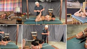 Calisa You'll Never Get Away With This Pt1 Massage Table Tie