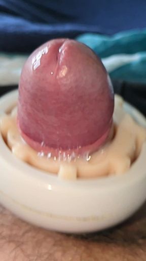 Cumshot with jerk off machine 3
