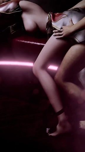 3D Cute Cosplay Slut Wearing Hot Lingerie Got Fucked so Hard