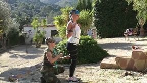 Maya Homerton - Cruel Predicament Bondage Walk Training Lesson in a Public Park - Part 1 mp4 SD