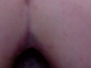 20 yo  bisex twink uses girlfriend dildo to ride.