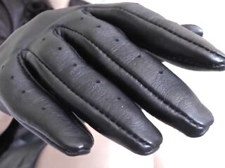 Black Leather Gloves-the Scent of Leather Turns YOU on so Much, Lady Victoria Valente