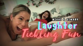 Tickling Frenzy: Ginary and Nikki’s Playful Exchange (HD 1080p MP4)