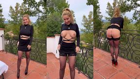 petite video erotique faite sur la terrasse